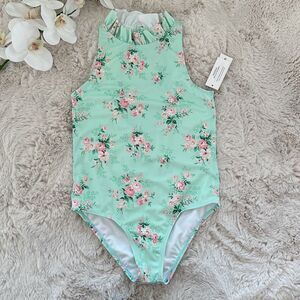 Janie and Jack Recycled Floral Swimsuit Size 14 Girls